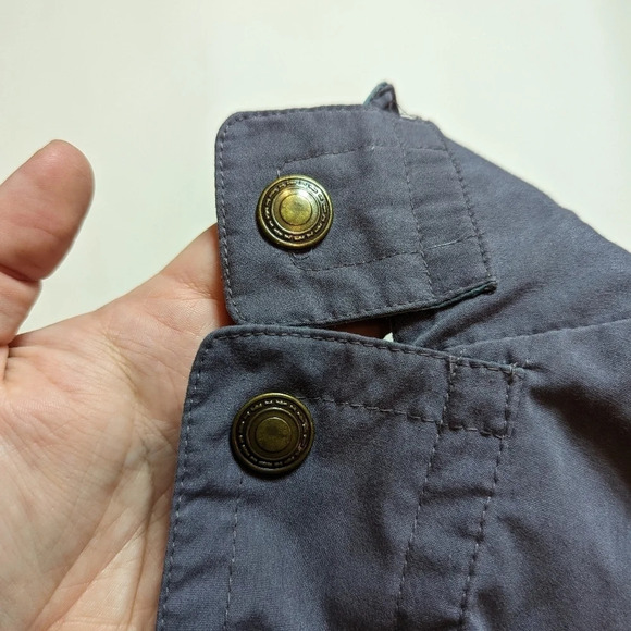 Vintage North American Clothiers Outdoor Grey Teal Zip Hooded Jacket Mens M - Picture 12 of 14